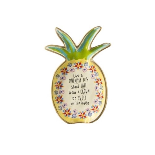 Natural Life: Ceramic Spoon Rest - Pineapple Life