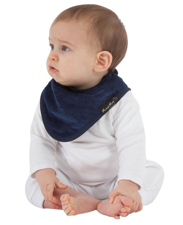 Mum 2 Mum Bandana Wonder Bib - Navy image