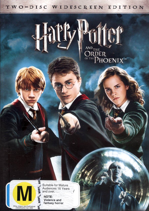 Harry Potter And The Order Of The Phoenix on DVD