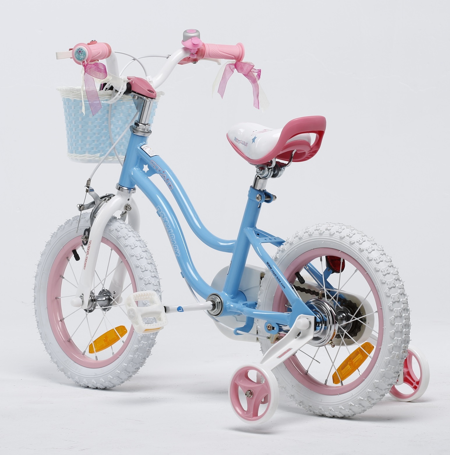 RoyalBaby: Star Girl G-1 - 12" Bike (Blue) image
