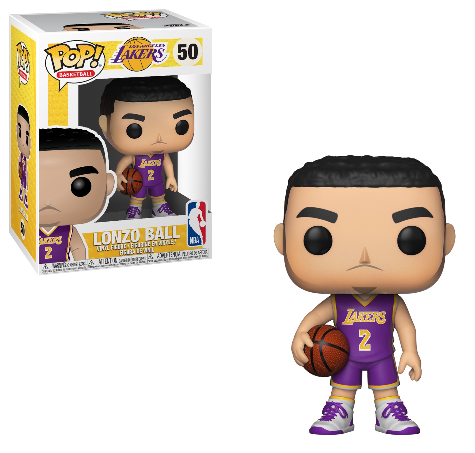NBA: Lakers - Lonzo Ball Pop! Vinyl Figure image