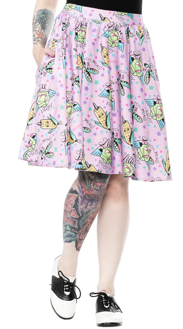 Sourpuss Pun With Food Sweets Skirt (Size XL) image