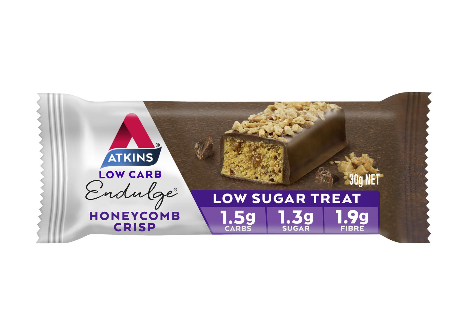 Atkins Endulge Honeycomb Crisp Bar 30g (Box of 15) image
