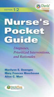 Nurses Pocket Guide: Diagnoses, Prioritized Interventions and Rationales by Marilynn E Doenges image