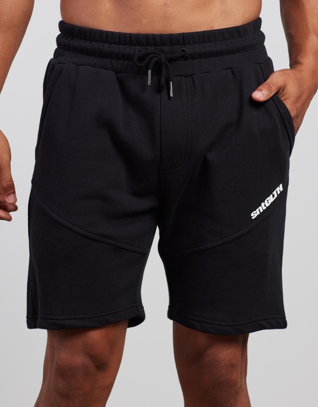 St Goliath: League Pass Fleece Short - Black (Size Medium) image