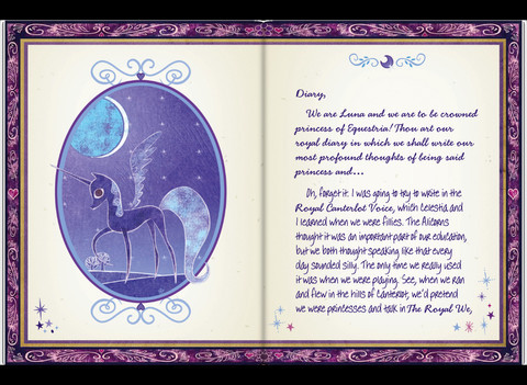 My Little Pony: The Journal of the Two Sisters on Hardback by Amy Keating Rogers