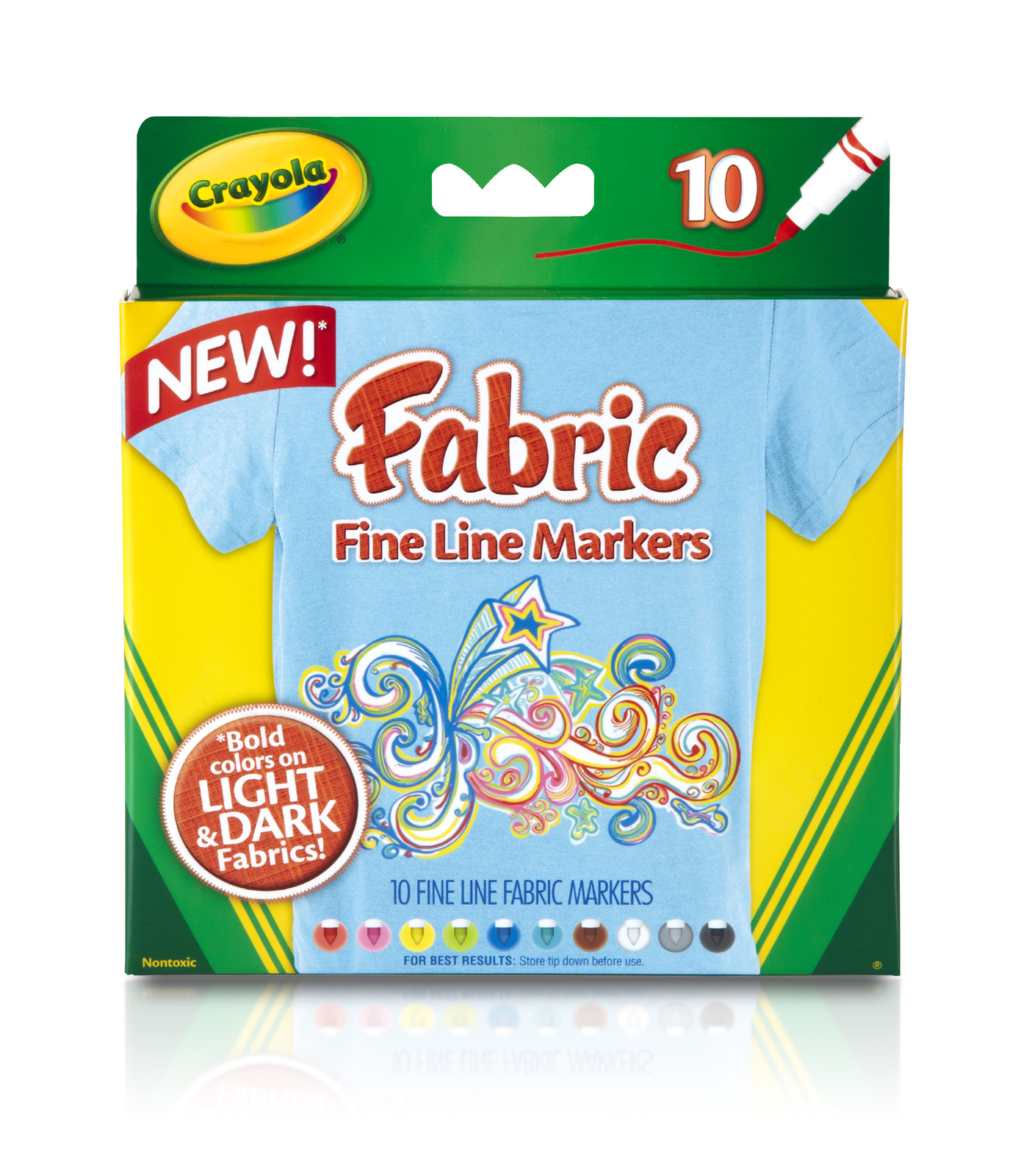 Crayola: 10 Fabric Markers image