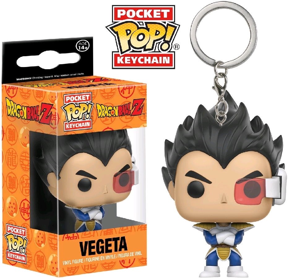 Dragonball Z - Vegeta Pop! Keychain image