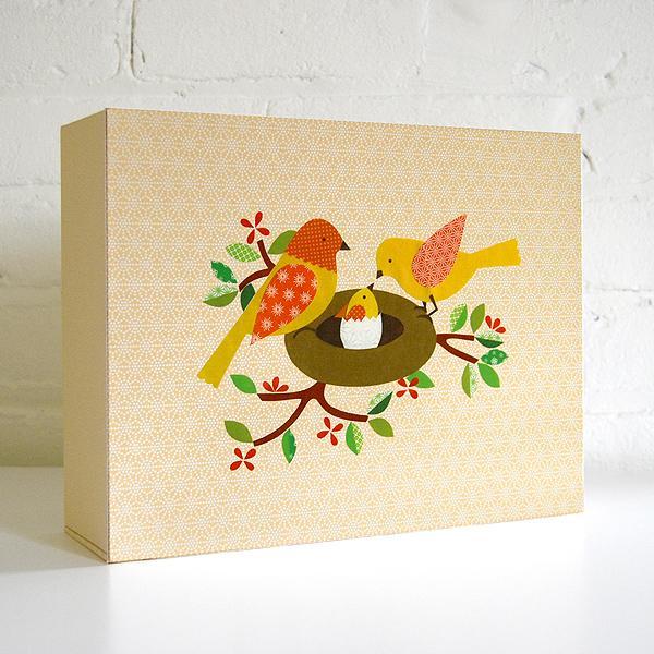 Petit Collage Deluxe Baby Book and Memory Box by Lorena Siminovich image