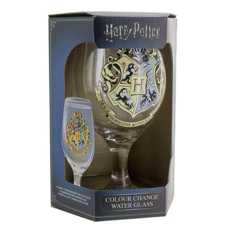 Harry Potter Hogwarts Colour Change Water Glass image