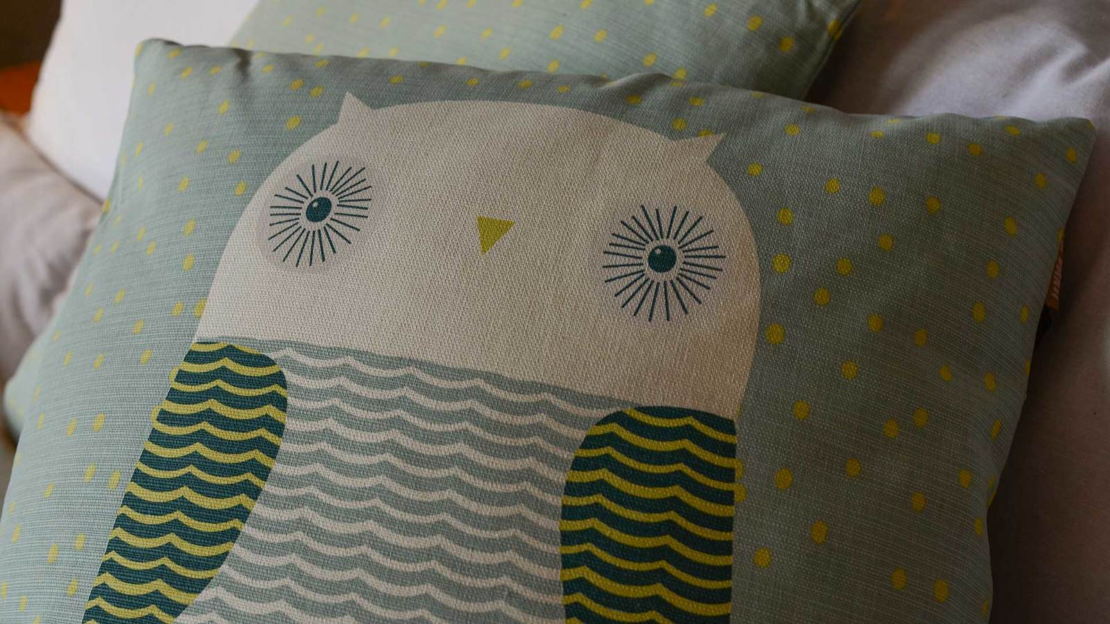 Donna Wilson Cushion Owl Duck Egg At Mighty Ape Nz