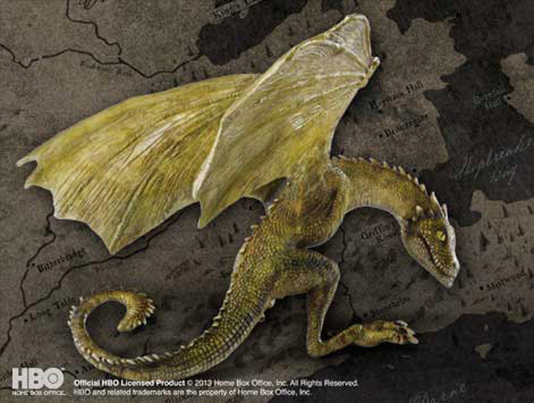 Game of Thrones: Baby Dragon Rhaegal - 4.5" Resin Statue image