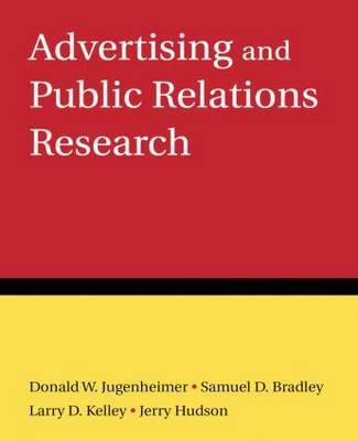 Advertising and Public Relations Research on Paperback by Donald W Jugenheimer