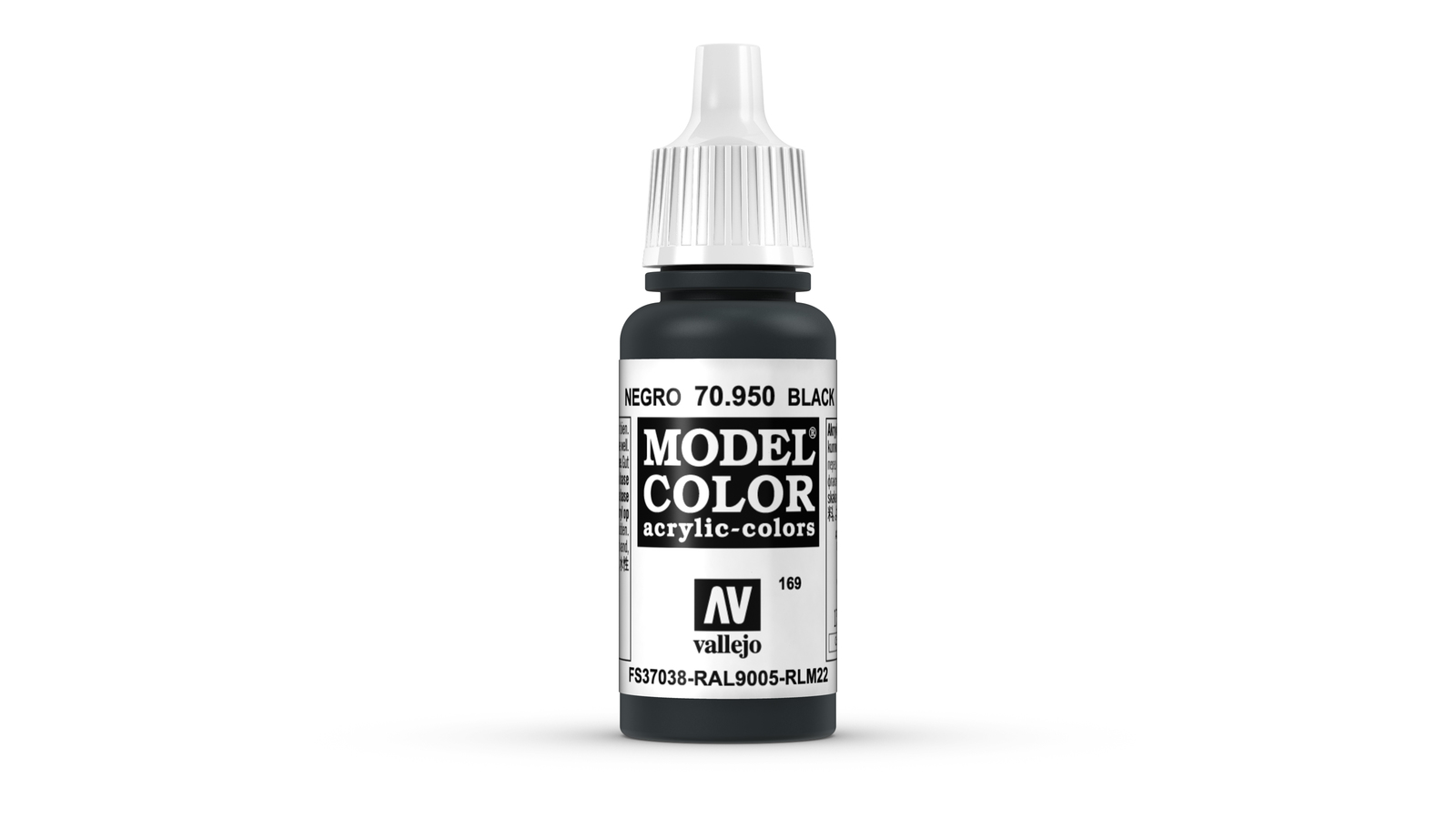 Vallejo Model Colour Black 17ml image