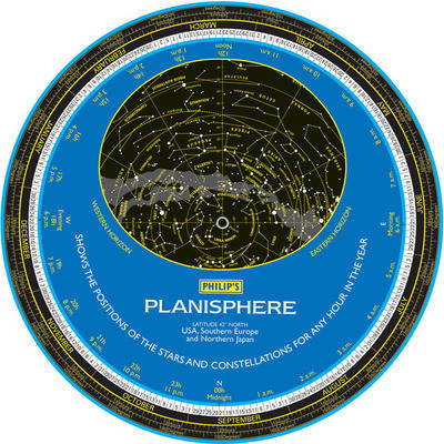 Philip's Planisphere: USA, Southern Europe, Japan image