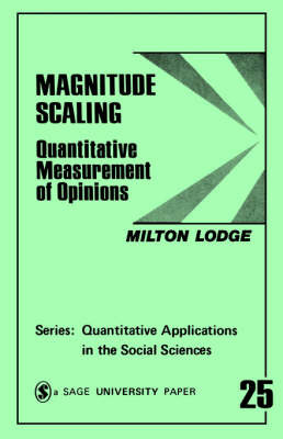 Magnitude Scaling by Milton Lodge image