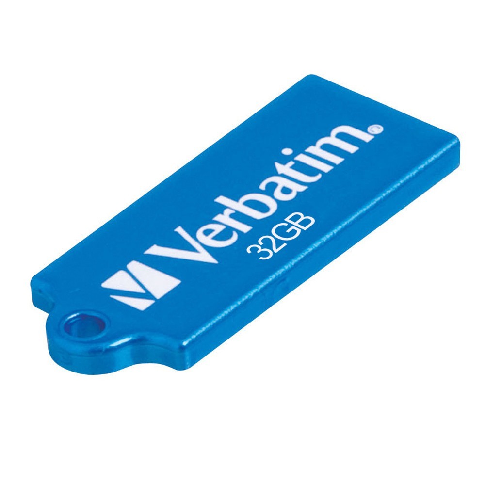 Verbatim Store'n'Go Micro USB Drive - 32GB (Caribbean Blue) image