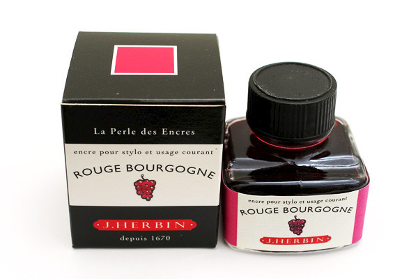 J Herbin: Fountain Pen Ink - Rouge Bourgogne (30ml) image