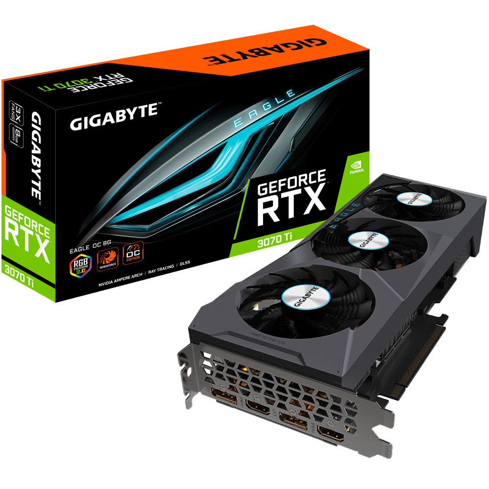 Gigabyte GeForce RTX 3070 Ti Eagle OC GPU at Mighty Ape NZ
