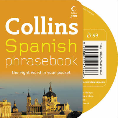 Spanish Phrasebook CD Pack by Collins UK image