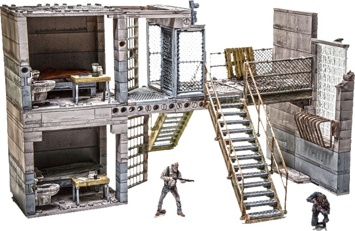 walking dead prison catwalk