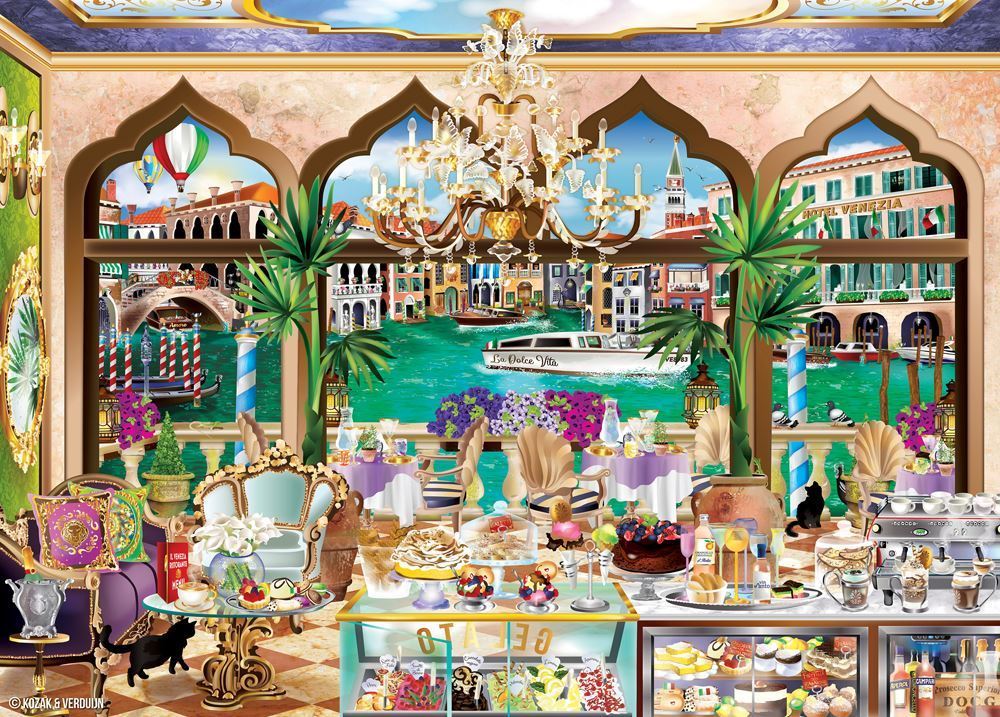 Holdson: 1,000 Piece Puzzle - Windows of the World (Venice La Dolce) image