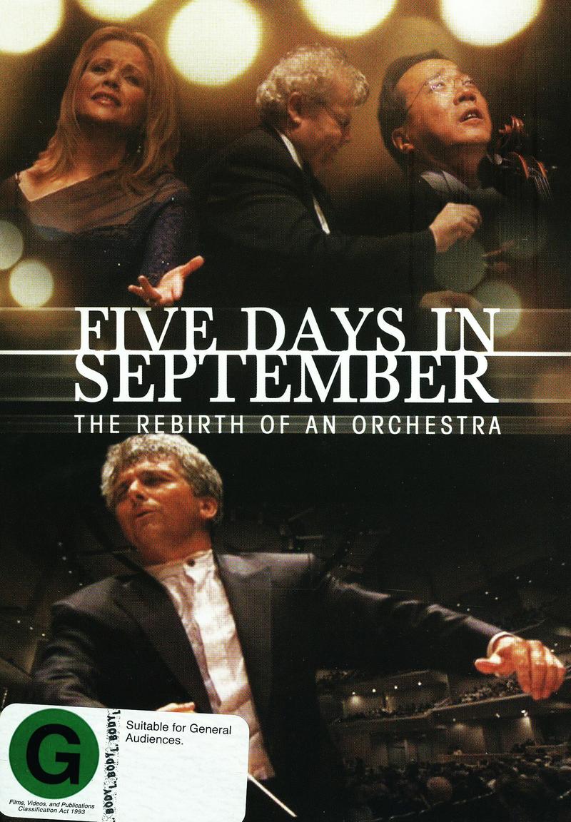 Five Days in September on DVD image