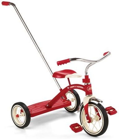 Radio Flyer - Classic Red Trike w/Push Handle