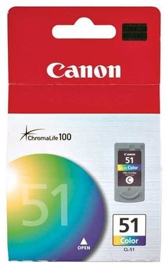 Canon Ink Cartridge Fine (High Yield) CL-51 Colour image