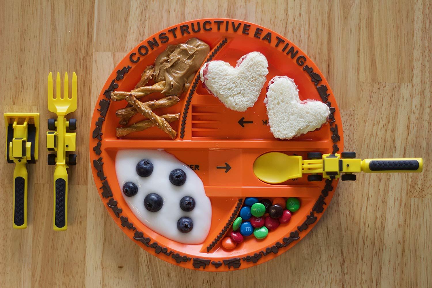 Constructive Eating - Construction Utensil Set image