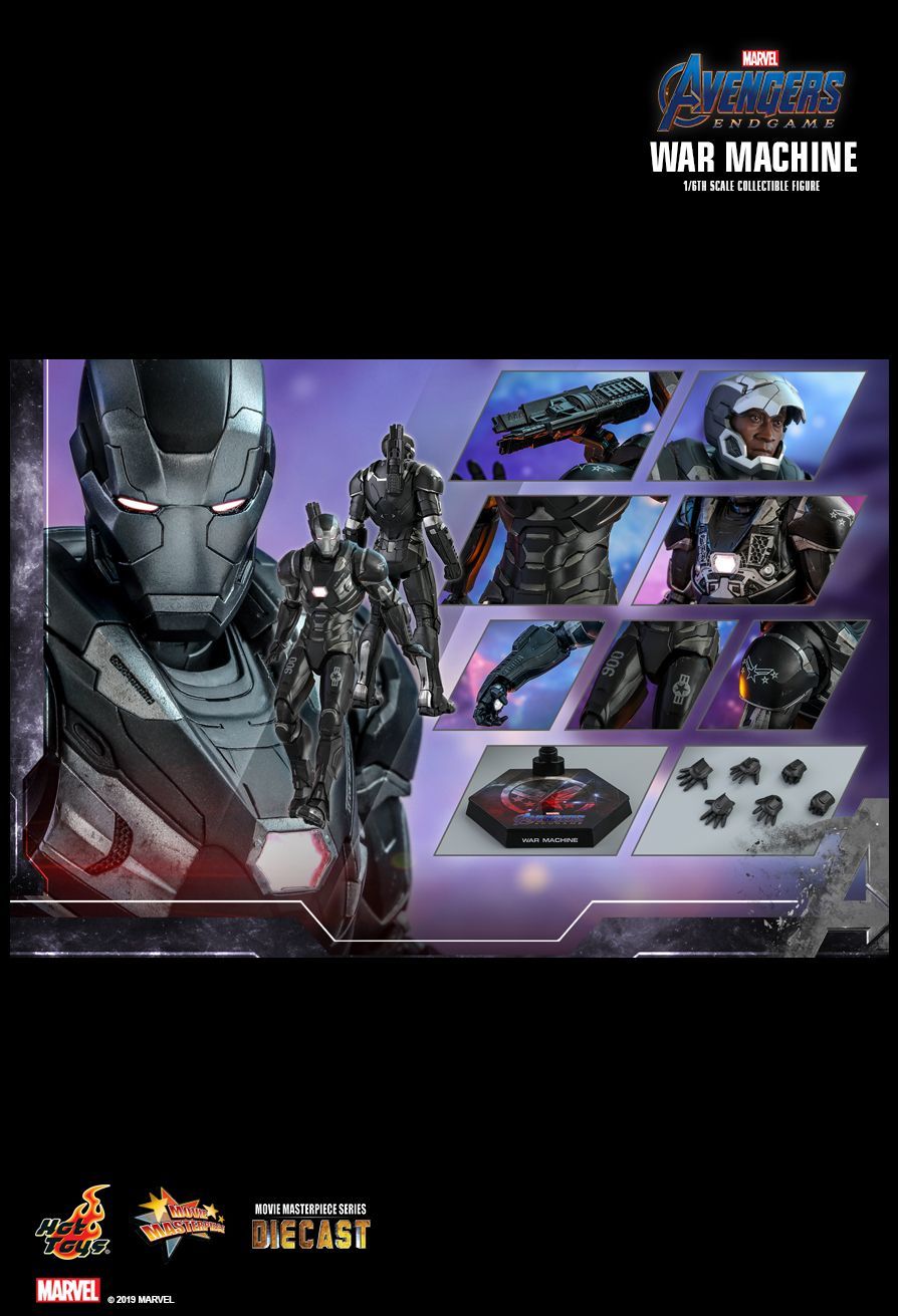 Avengers: Endgame - War Machine - 1:6 Scale Diecast Figure image