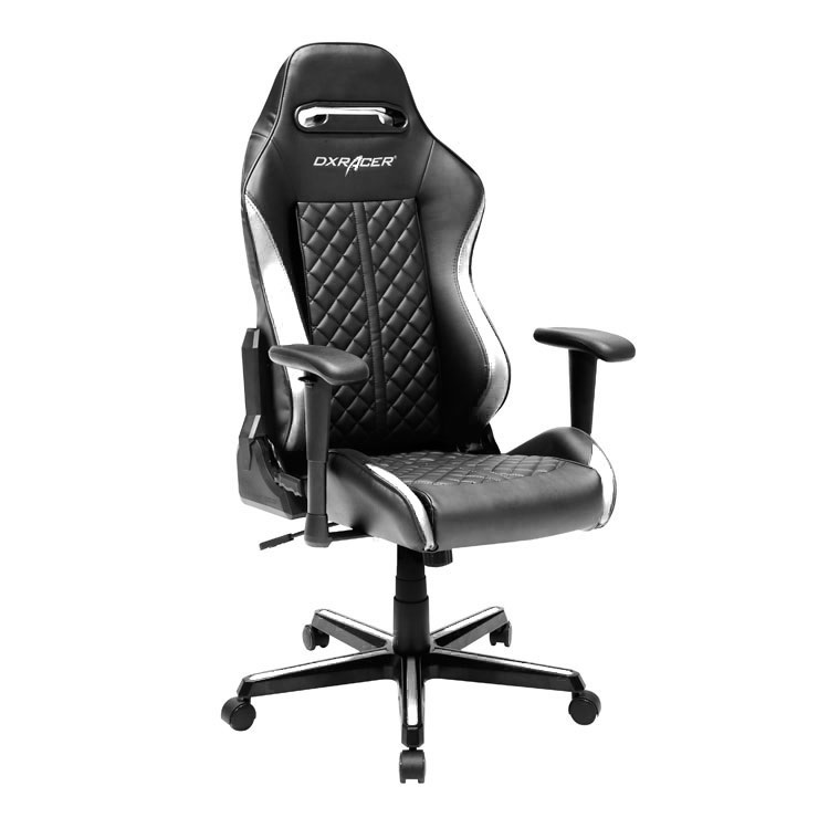 DXRacer Drifting Series DH73 Gaming Chair (Black & White) for image
