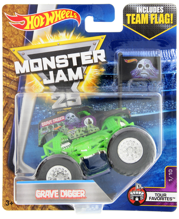 Hot Wheels Monster Jam 25: Grave Digger (Team Flag)