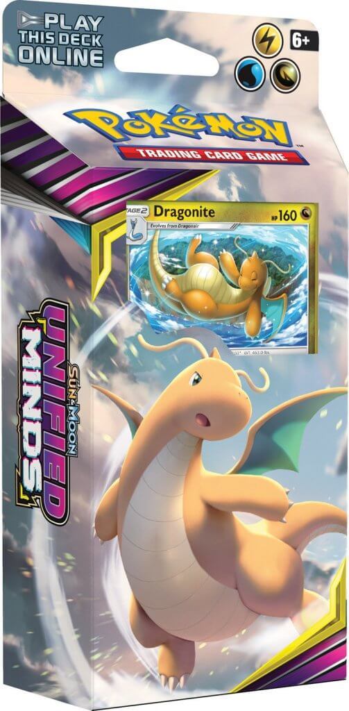 Pokemon TCG Unified Minds Theme Deck Dragonite at Mighty Ape NZ