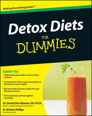 Detox Diets For Dummies by Gerald Don Wootan image