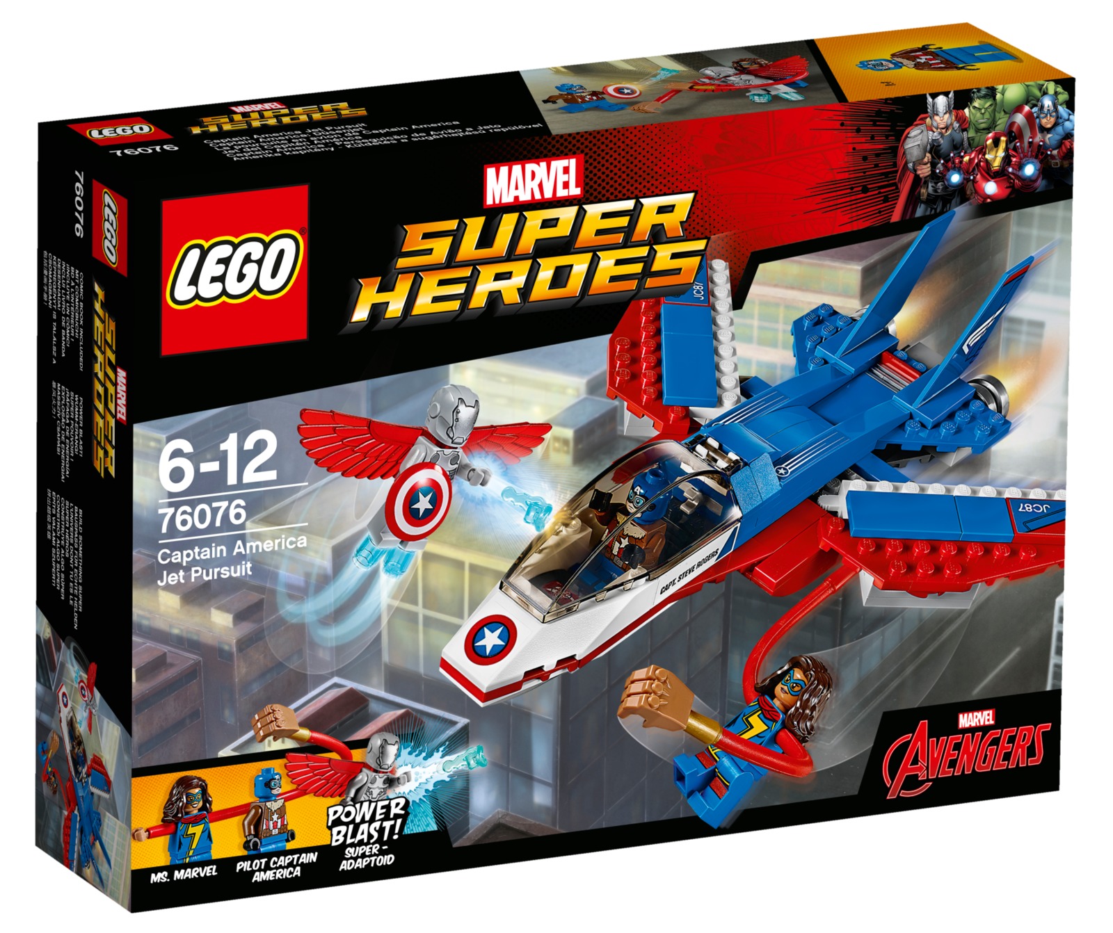 LEGO Super Heroes: Captain America Jet Pursuit (76076)