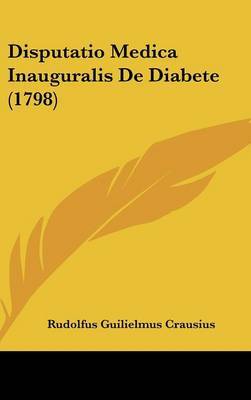 Disputatio Medica Inauguralis de Diabete (1798) image