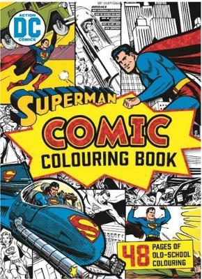 Superman 80th Anniversary: Deluxe Vintage Comic Colouring Book (DC Comics) image