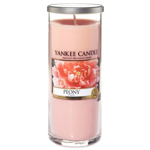Yankee Candle Large Pillar Candle Peony at Mighty Ape NZ