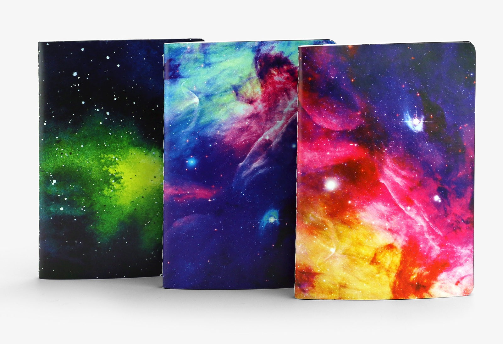 Space Notebooks Set - (Set of 3)