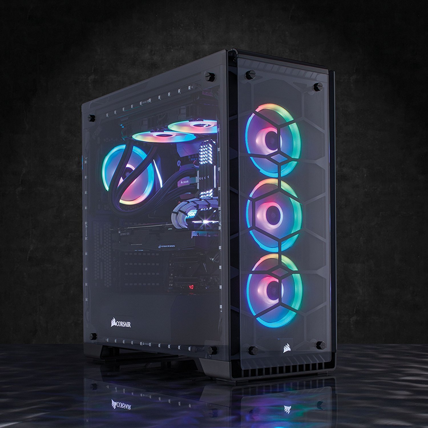 Corsair Ll Series LL120 RGB 120mm Dual Light Loop RGB LED PWM Fan — Single Pack image