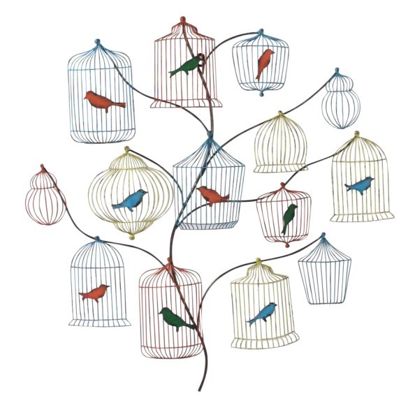 Decor Bird Cage Retro Wall Art at Mighty Ape NZ
