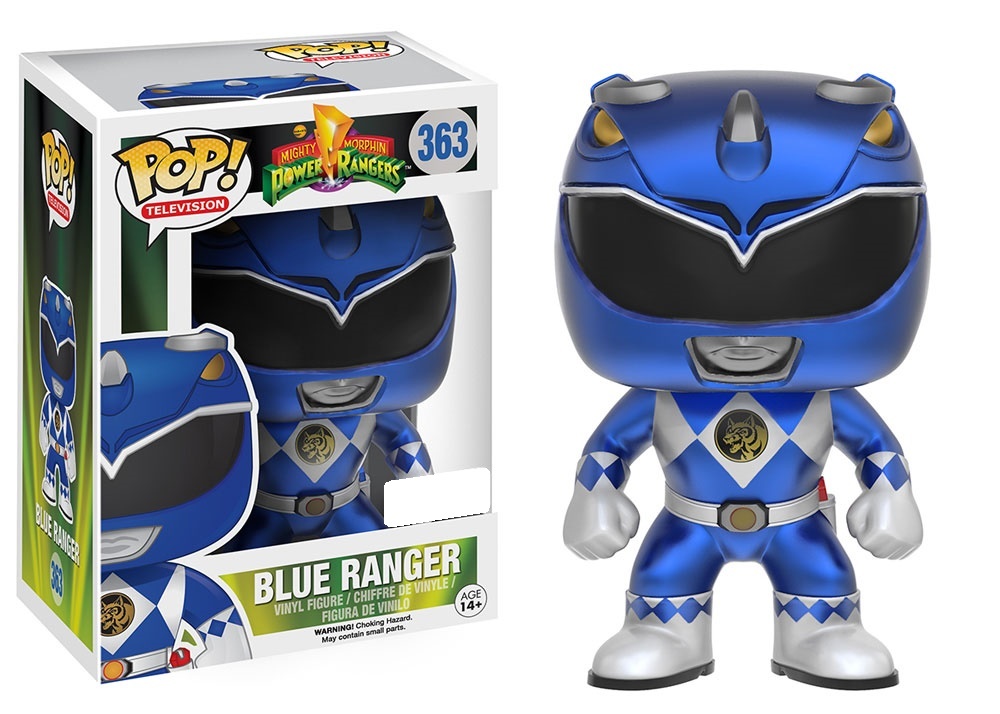 Power Rangers - Blue Ranger (Metallic) Pop! Vinyl Figure image