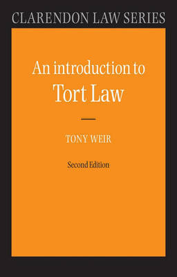 An Introduction to Tort Law by Tony Weir