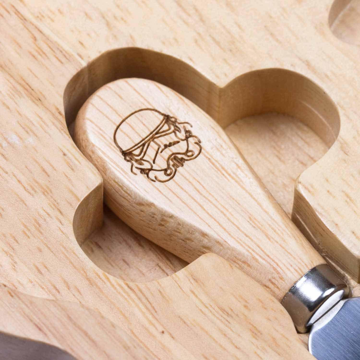 Original Stormtrooper Cheeseboard and Knife Set