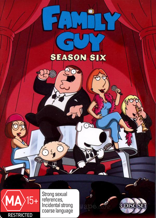 Family Guy - Season 6 (3 Disc Set) on DVD image