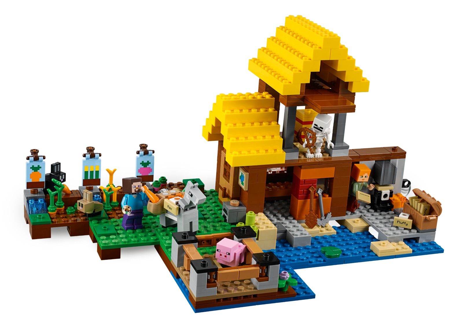 lego minecraft cottage farm
