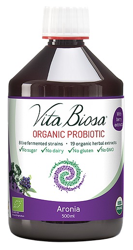 Vita Biosa Organic Probiotic Bottle - Aronia (500ml) image