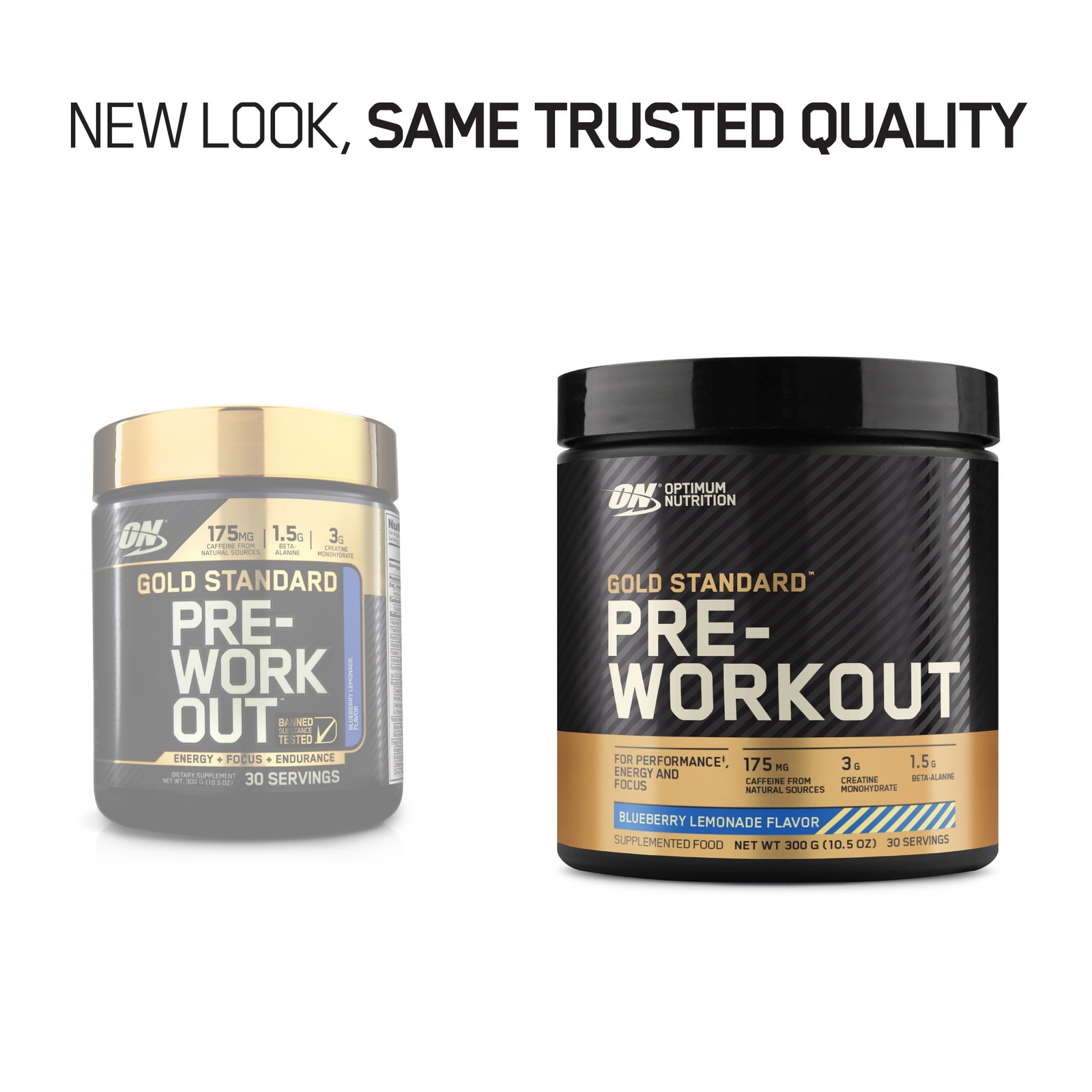 Optimum Nutrition Gold Standard Pre-Workout - Blueberry Lemonade (300g/30 Servings) image