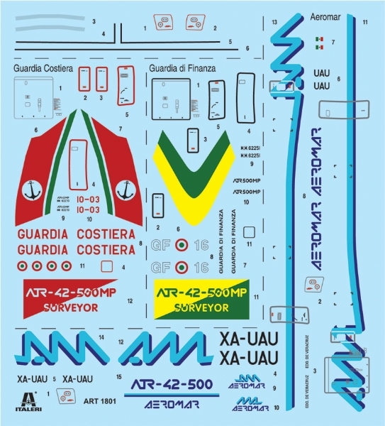 Italeri: 1/144 ATR 42-500 - Model Kit image